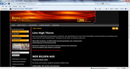 career opportunities at Linn High Therm