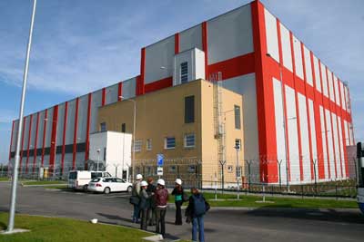 CASTOR, the spent fuel container was loaded to the prepared interim storage at the nuclear power plant site on Wednesday 8 September