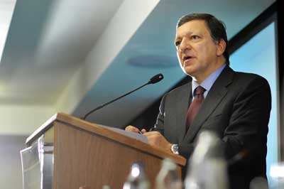 keynote speech from EU President, José-Manuel Barroso