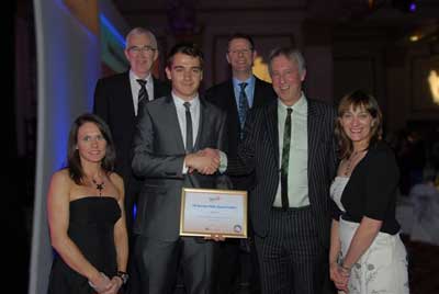 Steve-Boole-(third-from-left)-URENCO-UK-Apprentice-receives-a-coveted-NSAN-Award