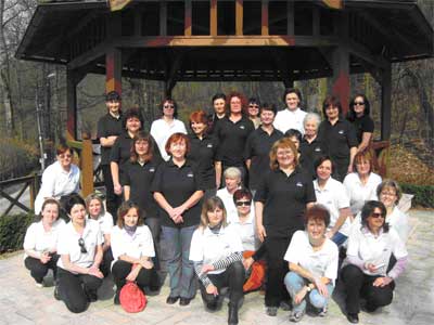 Members of WIN and PR sections at 2010 excursion