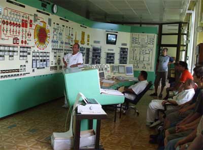 Study trip to the research reactor in KFKI (2007)