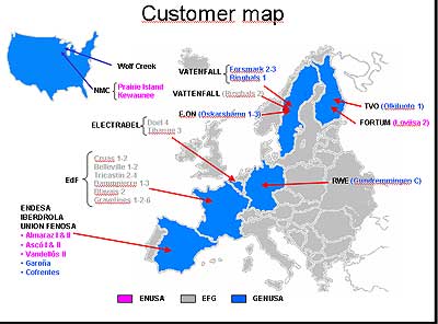 Customer map