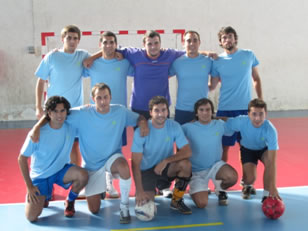 The futsal team of “Jóvenes Nucleares”