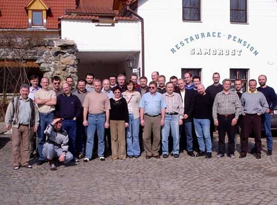 Participants of the first meeting in Jarošov (2004)