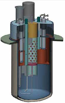 Vertical cut of the MYRRHA/XT-ADS sub-critical reactor