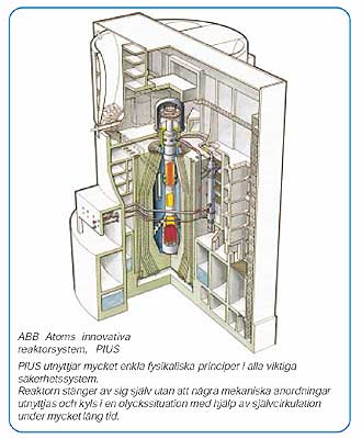 ABB Atoms innovativa reaktorsystem, PIUS