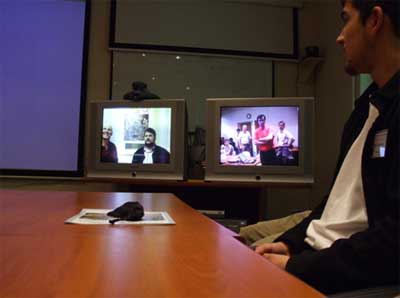 Videoconference with CERN (2007)